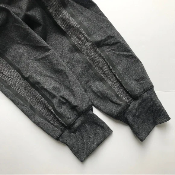 Lululemon Kung Fu II Lightweight Performance Jacket Full Zip Heathered Black XL